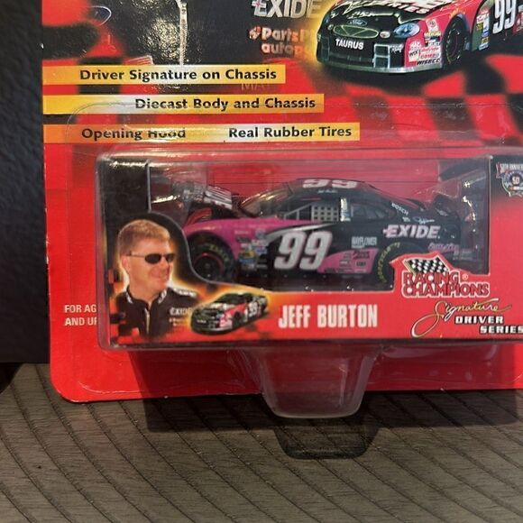 Lot of 2 Racing Champions Ted Musgrave and Jeff Burton - Picture 3 of 4